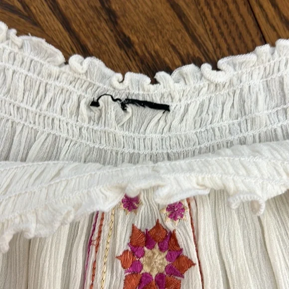 Pheasant Blouse long sleeve elastic at the neck waist sleeve - Picture 9 of 9